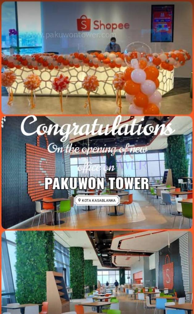 Shopee New Office At Pakuwon Tower Jakarta